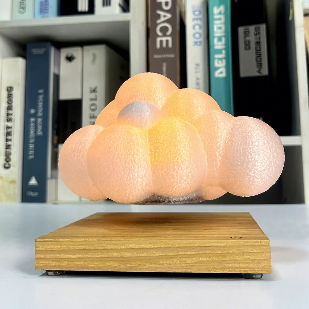 Modern Luxury Custom Night Lamp Soft Lighting Magnetic Levitation Floating Cloud LED Light for Home Office Bedroom Decoration
Modern Luxury Custom Night Lamp Soft Lighting Magnetic Levitation Floating Cloud LED Light for Home Office Bedroom Decoration