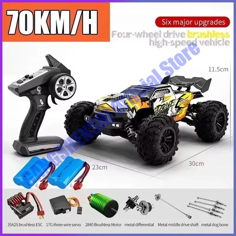 SCY 16101 16102 1:16 4x4 RC Car Remote Control Monster Car 50km/H and 70KM/H with LED 2.G Remote Control Car Toy Gift for Boys
SCY 16101 16102 1:16 4x4 RC Car Remote Control Monster Car 50km/H and 70KM/H with LED 2.G Remote Control Car Toy Gift for Boys