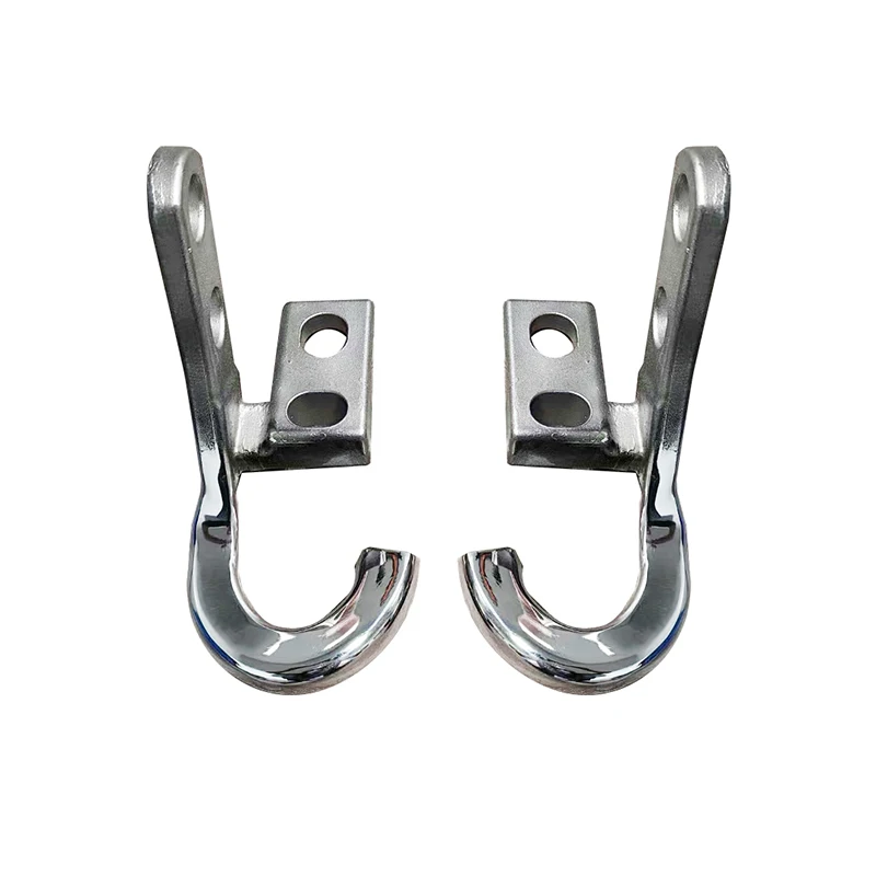 Car Rear Bumper Stainless Steel Towing Hook for Jeep Wrangler JL 2018-2024
Car Rear Bumper Stainless Steel Towing Hook for Jeep Wrangler JL 2018-2024