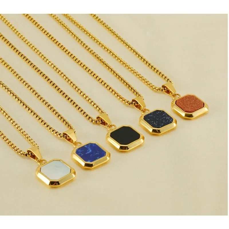 Stainless Steel Pendants For Men Stainless Steel Classic Geometric Polygonal Square Necklace Punk Style Men Gift
Stainless Steel Pendants For Men Stainless Steel Classic Geometric Polygonal Square Necklace Punk Style Men Gift