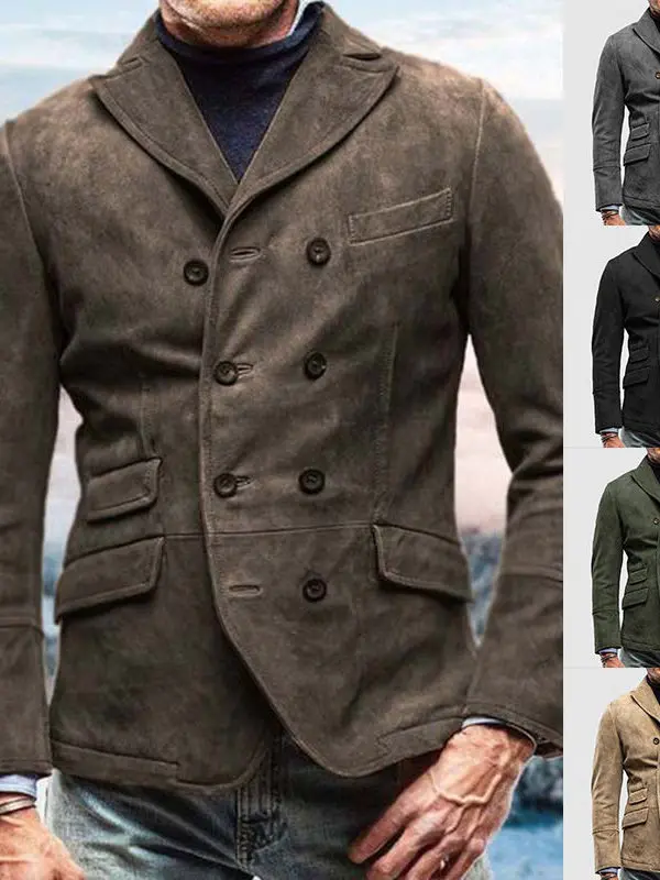 Men's Retro Faion Jaet Autumn Casual Sle Long Sve Cotton Outerwear Classic Flip Collar Design No Brand Registered
Men's Retro Faion Jaet Autumn Casual Sle Long Sve Cotton Outerwear Classic Flip Collar Design No Brand Registered