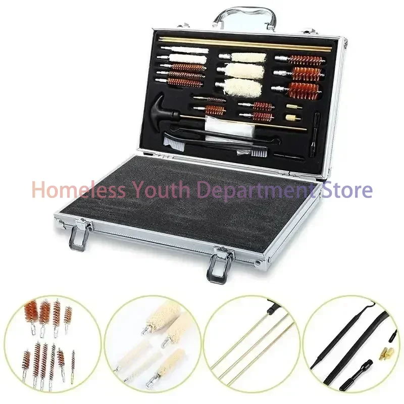24PCS Universal Gun Cleaning Kit Pistol Hunting Rifle Shotgun Professional Gun Cleaning Set Brush Tool
24PCS Universal Gun Cleaning Kit Pistol Hunting Rifle Shotgun Professional Gun Cleaning Set Brush Tool