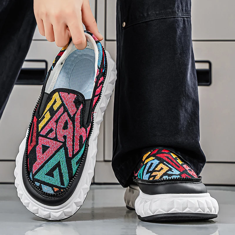 Men Shoes New Breathable Running Shoes for Man Bohemian Style Canvas Shoes Designer Shoes Men Casual Shoes Soft Casual Sneaker
Men Shoes New Breathable Running Shoes for Man Bohemian Style Canvas Shoes Designer Shoes Men Casual Shoes Soft Casual Sneaker