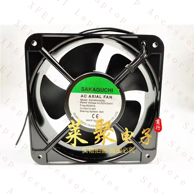 D FOR SAKAGUCHI S20060HA2BL 220VAC 200*200*60MM Metal Axial Cooling Fan
D FOR SAKAGUCHI S20060HA2BL 220VAC 200*200*60MM Metal Axial Cooling Fan