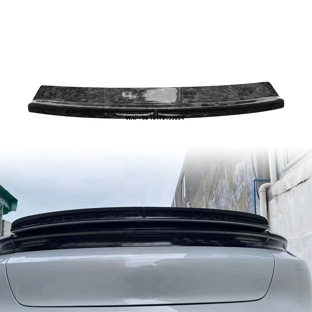 High Glossy Forged Carbon Fiber MSY Style Rear Trunk Lid Spoiler for Taycan
High Glossy Forged Carbon Fiber MSY Style Rear Trunk Lid Spoiler for Taycan