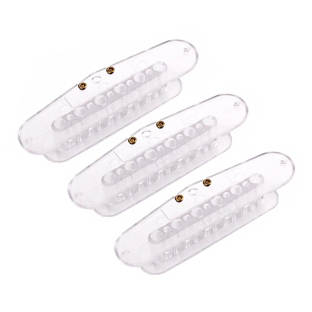 3pcs Transparent Humbucker Pickup Bobbin Guitar Screw Side For Pickup Makers For Guitar Accessories 48/50/52mm (White)
3pcs Transparent Humbucker Pickup Bobbin Guitar Screw Side For Pickup Makers For Guitar Accessories 48/50/52mm (White)