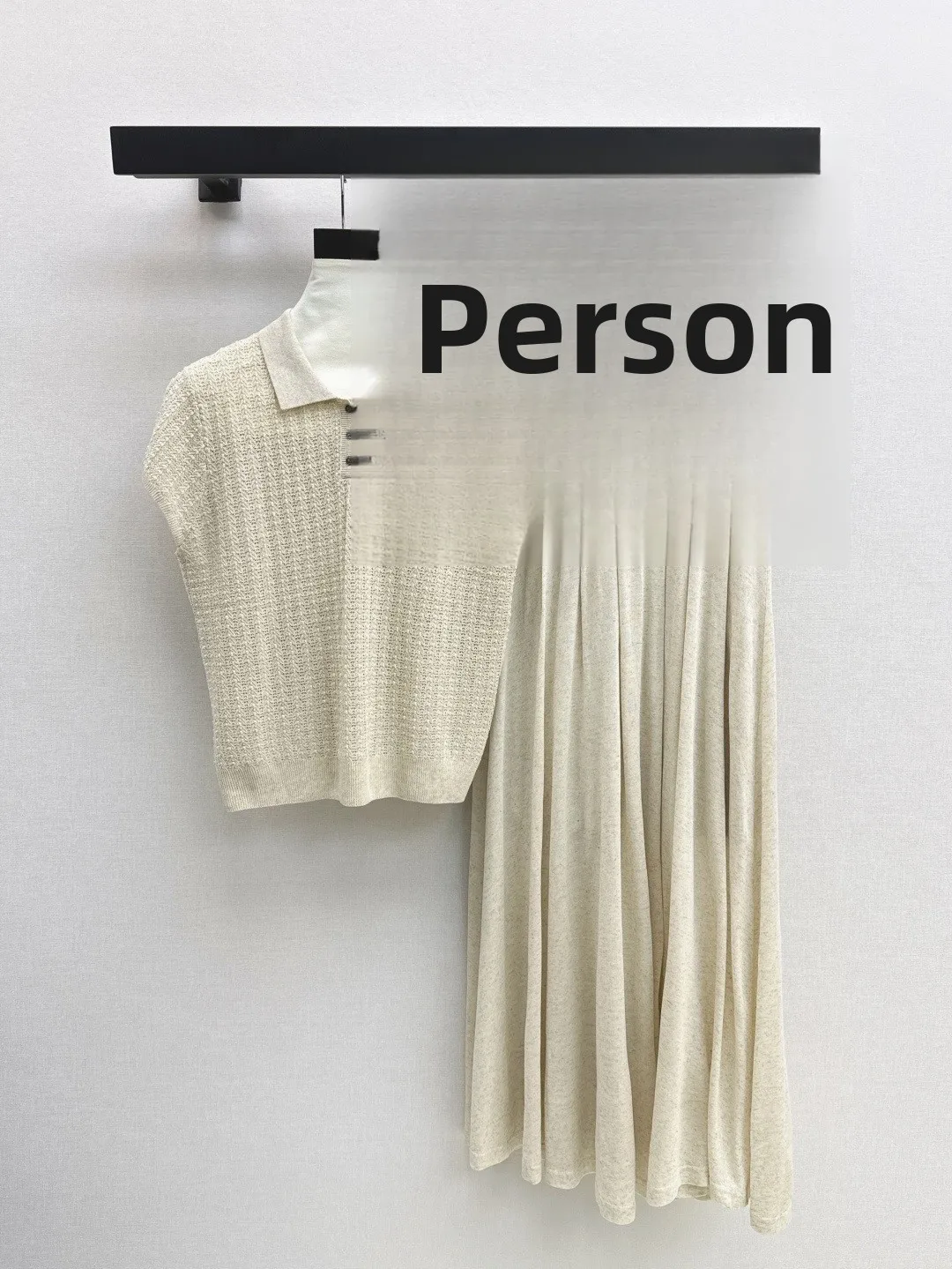 Elegant Neck Short Sleeve Knitted LP Shirt And Midi Skirt Set for Women Casual Wear Spring Summer Autumn Pure Color
Elegant Neck Short Sleeve Knitted LP Shirt And Midi Skirt Set for Women Casual Wear Spring Summer Autumn Pure Color