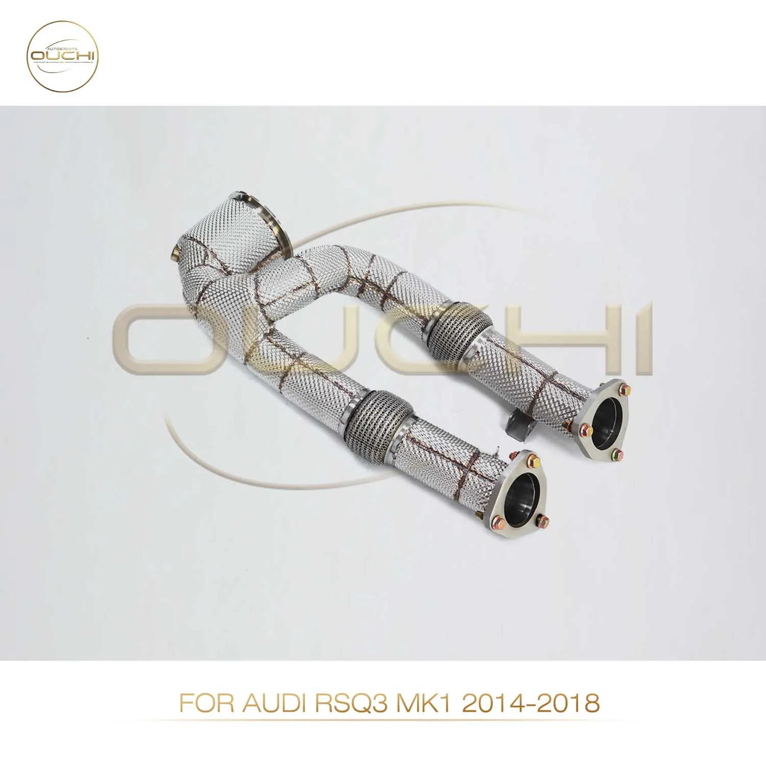Ouchi Downpipe For Audi RSQ3 MK1 2014-2018 With Heat Shield Performance Exhaust System Upgrade for Enhanced Vehicle Performance
Ouchi Downpipe For Audi RSQ3 MK1 2014-2018 With Heat Shield Performance Exhaust System Upgrade for Enhanced Vehicle Performance