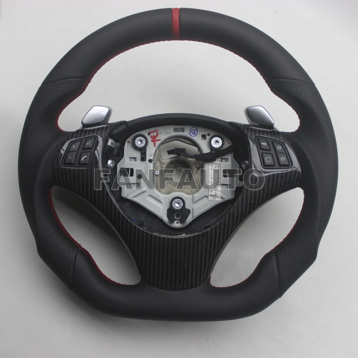 Replacement D Shape Real Carbon Fiber Steering Wheel with Leather for BMW E90 E91 E92 E93 3 Series
Replacement D Shape Real Carbon Fiber Steering Wheel with Leather for BMW E90 E91 E92 E93 3 Series