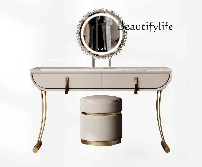 Light luxury makeup table villa large flat layer designer style high sense solid wood marble combination fashion
Light luxury makeup table villa large flat layer designer style high sense solid wood marble combination fashion
