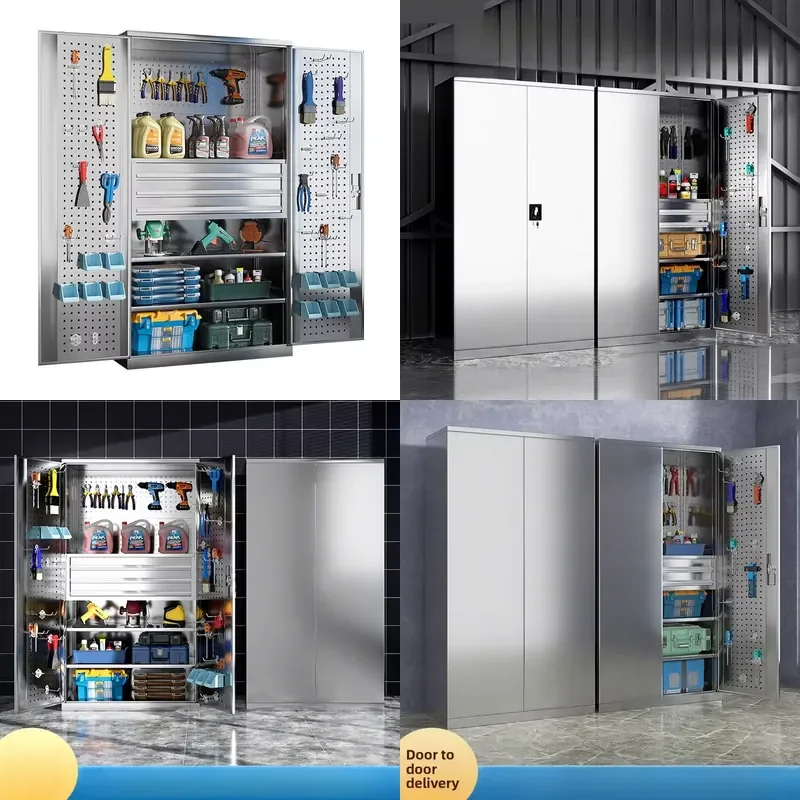 Customized Heavy-duty Stainless Steel Thickened Hardware Parts Tool Cabinet Double Door Factory Auto Repair Workshop Storage
Customized Heavy-duty Stainless Steel Thickened Hardware Parts Tool Cabinet Double Door Factory Auto Repair Workshop Storage