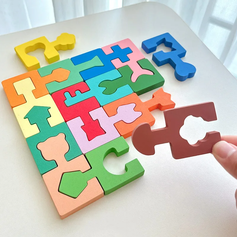 16Pcs Colorful Wooden Puzzles Children Cartoon Plane Puzzle Baby Early Education and Intellectual Building Block Toys
16Pcs Colorful Wooden Puzzles Children Cartoon Plane Puzzle Baby Early Education and Intellectual Building Block Toys