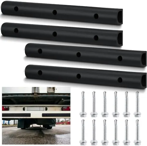 4 Pcs 20" Universal D-Shaped Rubber Bumpers - Durable Extruded Guard with Accessories for Trucks & Docks
4 Pcs 20" Universal D-Shaped Rubber Bumpers - Durable Extruded Guard with Accessories for Trucks & Docks