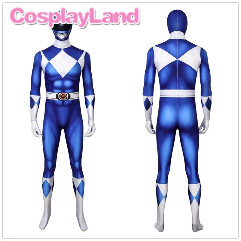 Tricera Blue Ranger Costume Cosplay Halloween Superhero Zentai Fancy Adult Men Blue Jumpsuit Full Set with Mask
Tricera Blue Ranger Costume Cosplay Halloween Superhero Zentai Fancy Adult Men Blue Jumpsuit Full Set with Mask