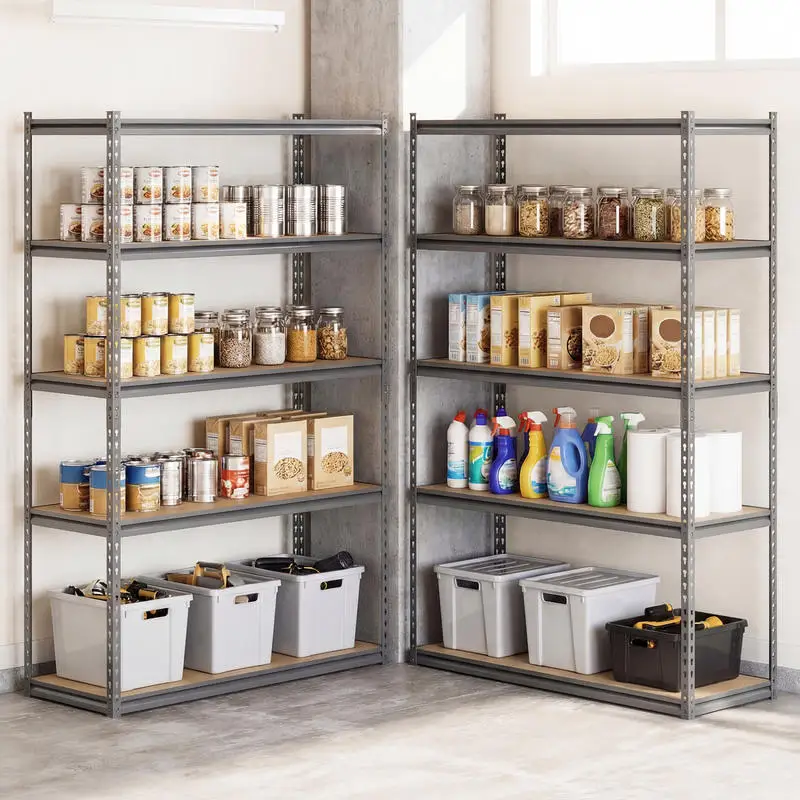 5-Tier Garage Shelving Unit 2200 LBS Metal Storage Shelves Adjustable Utility Rack for Warehouse-1 piece
5-Tier Garage Shelving Unit 2200 LBS Metal Storage Shelves Adjustable Utility Rack for Warehouse-1 piece