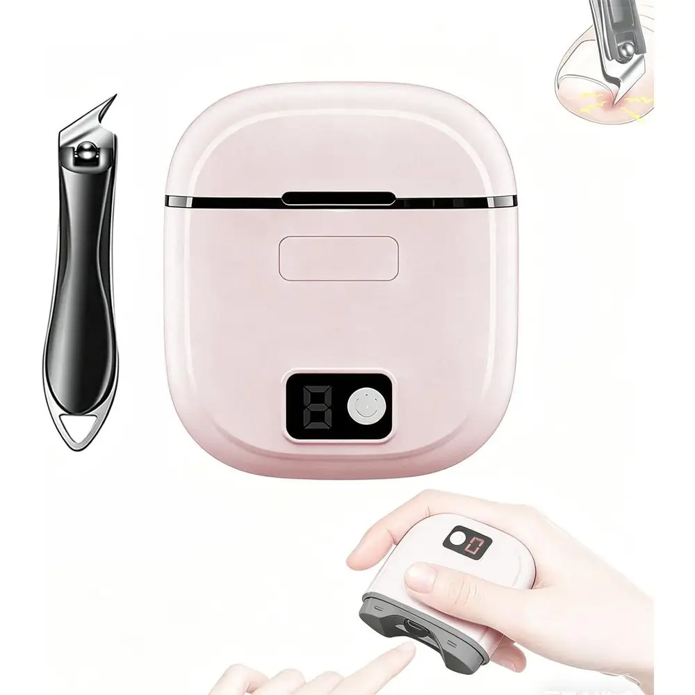 Enhanced 3-in-1 Nail Clippers Set with LED Light & Storage, Plus Oblique Clippers, Perfect for Comprehensive Nail Care - Pink
Enhanced 3-in-1 Nail Clippers Set with LED Light & Storage, Plus Oblique Clippers, Perfect for Comprehensive Nail Care - Pink