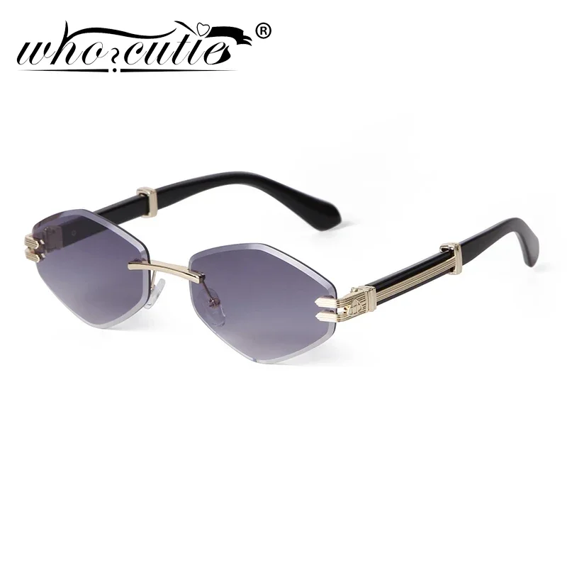 Trend Rhombus Frameless Sunglasses Men Women Brand Designer Metal Rimless Sun Glasses Gradient Cut Ocean Lens Shades Eyewear UV
Trend Rhombus Frameless Sunglasses Men Women Brand Designer Metal Rimless Sun Glasses Gradient Cut Ocean Lens Shades Eyewear UV