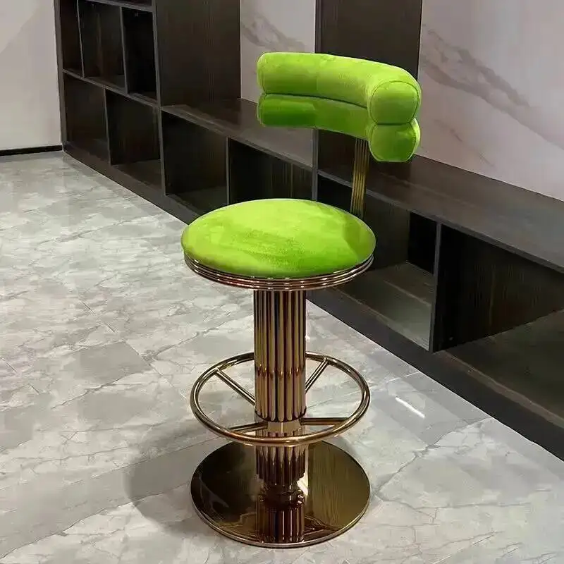 Chair High Italian Steel Light Restaurant Luxury Stainless Back Metal Bar Stool Chair Island Bar Chair Rotating Velvet Chairs
Chair High Italian Steel Light Restaurant Luxury Stainless Back Metal Bar Stool Chair Island Bar Chair Rotating Velvet Chairs