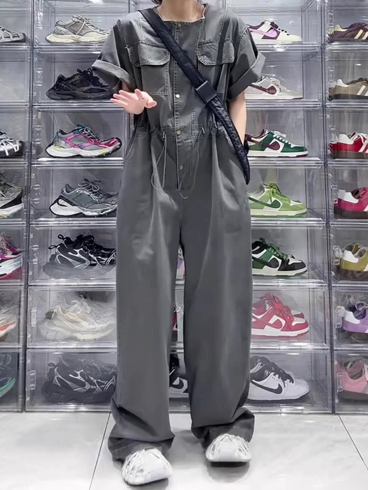 Летний тонкий комбинезон с широкими штанинами, повседневные брюки, рабочая одежда, брюки с высокой талией для женщин, антивозрастные моиные брюки
Летний тонкий комбинезон с широкими штанинами, повседневные брюки, рабочая одежда, брюки с высокой талией для женщин, антивозрастные моиные брюки