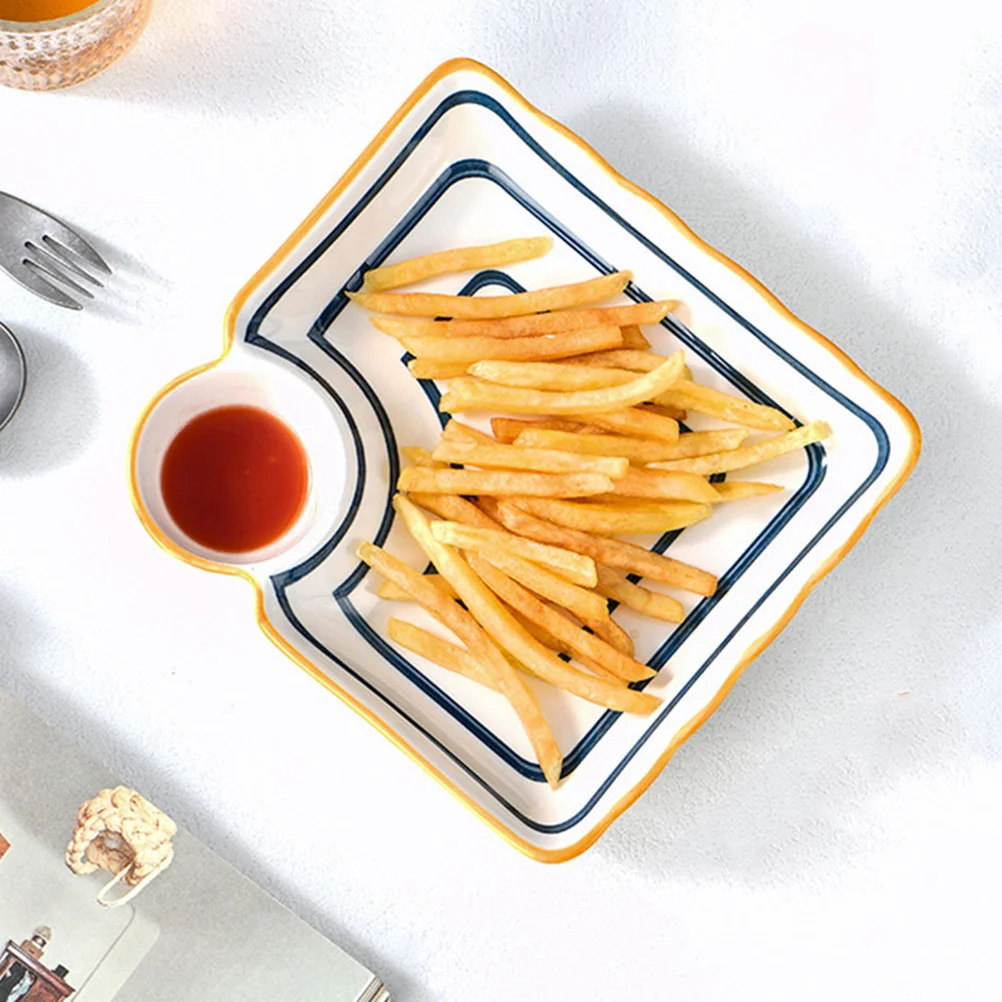 2Pcs Ceramic Dumpling Plate Sauce Holder Food Plate Sushi Platter Serving Tray Dishwasher Safe Sturdy Serving Platter
2Pcs Ceramic Dumpling Plate Sauce Holder Food Plate Sushi Platter Serving Tray Dishwasher Safe Sturdy Serving Platter