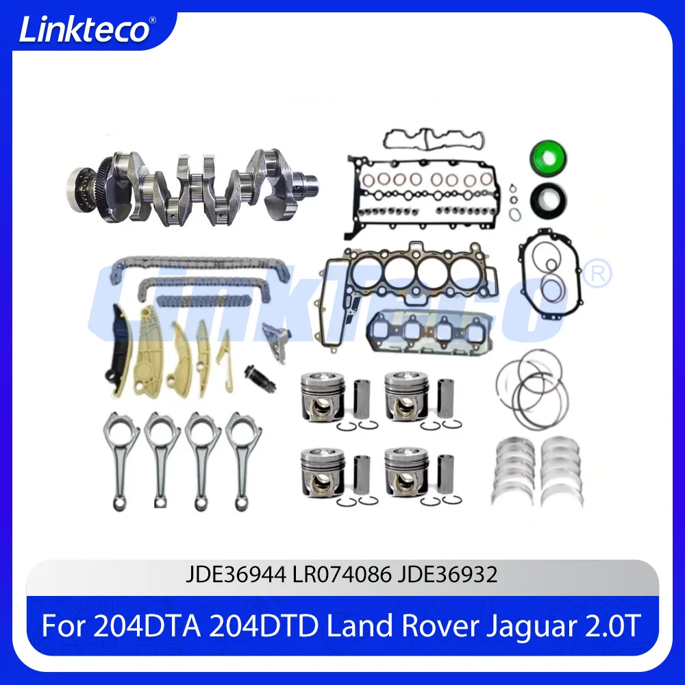 Engine Overhaul Kit Crankshaft Piston Connecting Rod Timing Chain Fit 2.0 T For AJ200 204DTA 204DTD Land Rover Jaguar 2.0T
Engine Overhaul Kit Crankshaft Piston Connecting Rod Timing Chain Fit 2.0 T For AJ200 204DTA 204DTD Land Rover Jaguar 2.0T