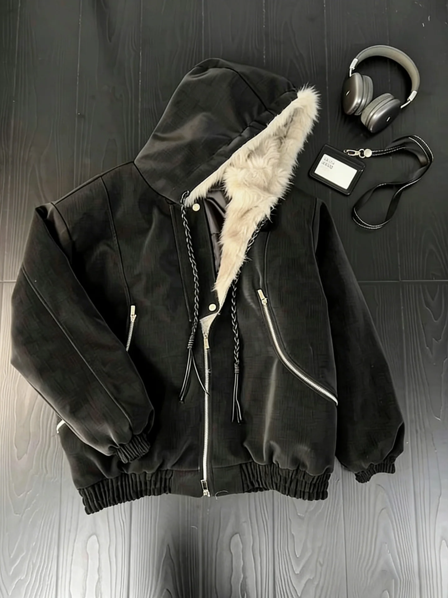 American Sle Faux Fur Collar Cotton Jaet Men Women Winter Thiened Warm Design Workwear Car Coat Cotton Outerwear
American Sle Faux Fur Collar Cotton Jaet Men Women Winter Thiened Warm Design Workwear Car Coat Cotton Outerwear