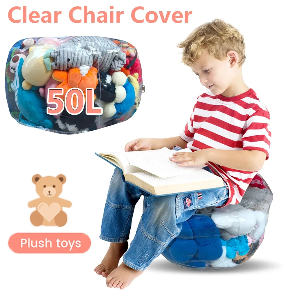 Водонепроницаемый чехол для кресла-мешка из ПВХ на 50 л для мягких игрушек, детский плюшевый стул-органайзер с молнией для хранения игрушек и одежды
Водонепроницаемый чехол для кресла-мешка из ПВХ на 50 л для мягких игрушек, детский плюшевый стул-органайзер с молнией для хранения игрушек и одежды