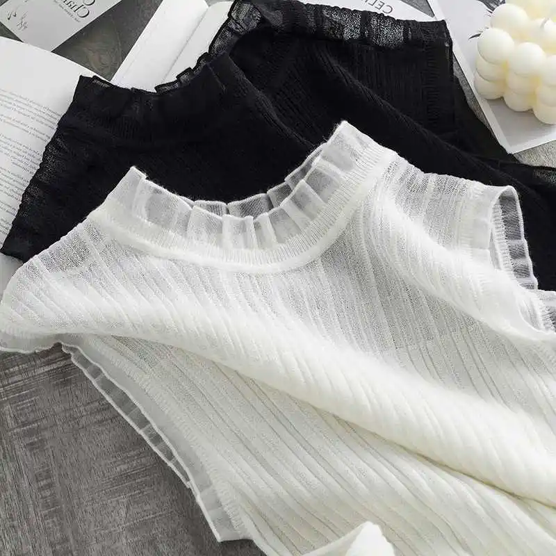 White Lace Camisole Tank Top Women's Inner Wear Base Shirt Korean Style Commute Fashion plus Size Spring Summer Clothes
White Lace Camisole Tank Top Women's Inner Wear Base Shirt Korean Style Commute Fashion plus Size Spring Summer Clothes