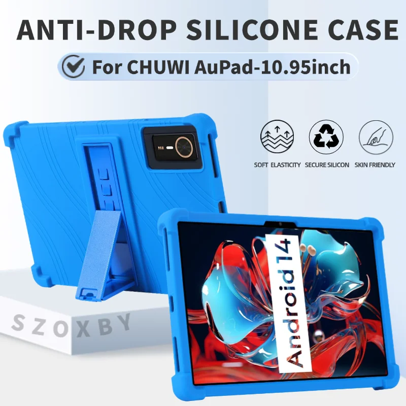 case For CHUWI AuPad 10.95"Tablet Silicone Shockproof Cover Shell Adjustable Stand Cover Soft Silicon Stand Protective Shell
case For CHUWI AuPad 10.95"Tablet Silicone Shockproof Cover Shell Adjustable Stand Cover Soft Silicon Stand Protective Shell