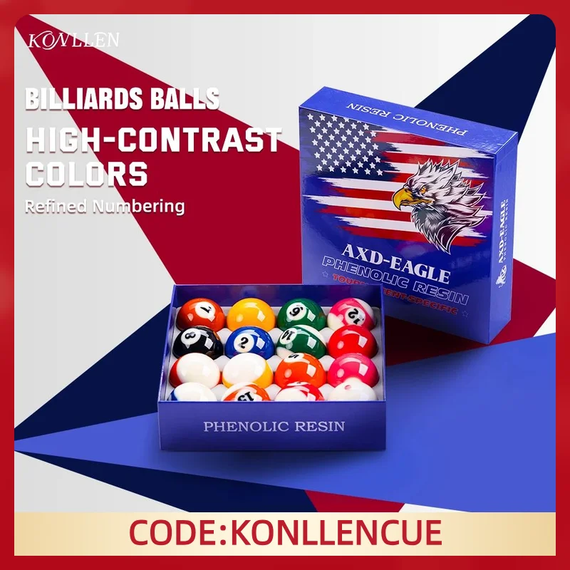 Konllen billiard balls with 8 ball pool balls Tournament Quality for pool ball set billiards balls
Konllen billiard balls with 8 ball pool balls Tournament Quality for pool ball set billiards balls