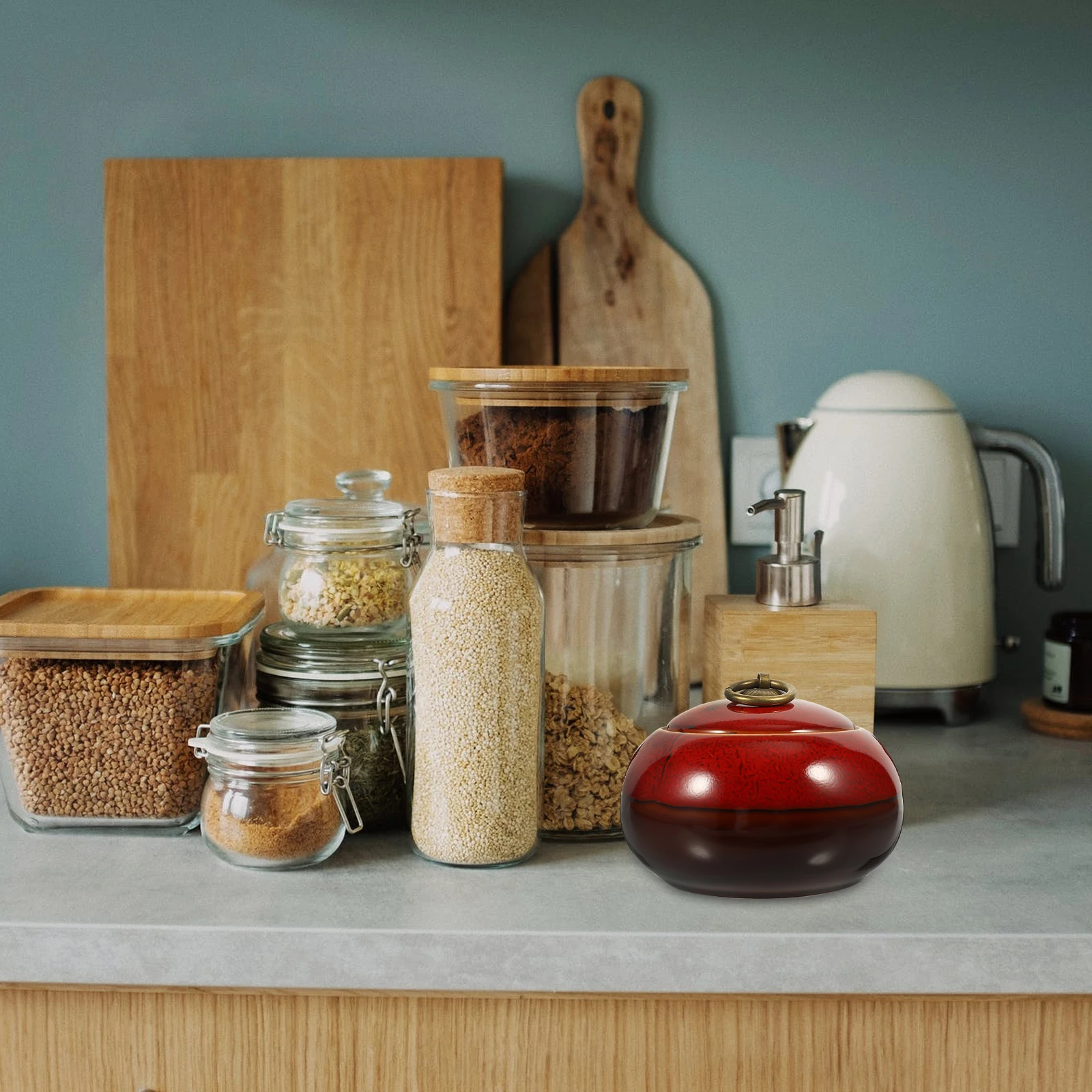 Ceramic Tea Canister Premium Storage Jar for Herbal Teas Nuts Dried Fruits Coffee Household Multi-Function Container
Ceramic Tea Canister Premium Storage Jar for Herbal Teas Nuts Dried Fruits Coffee Household Multi-Function Container