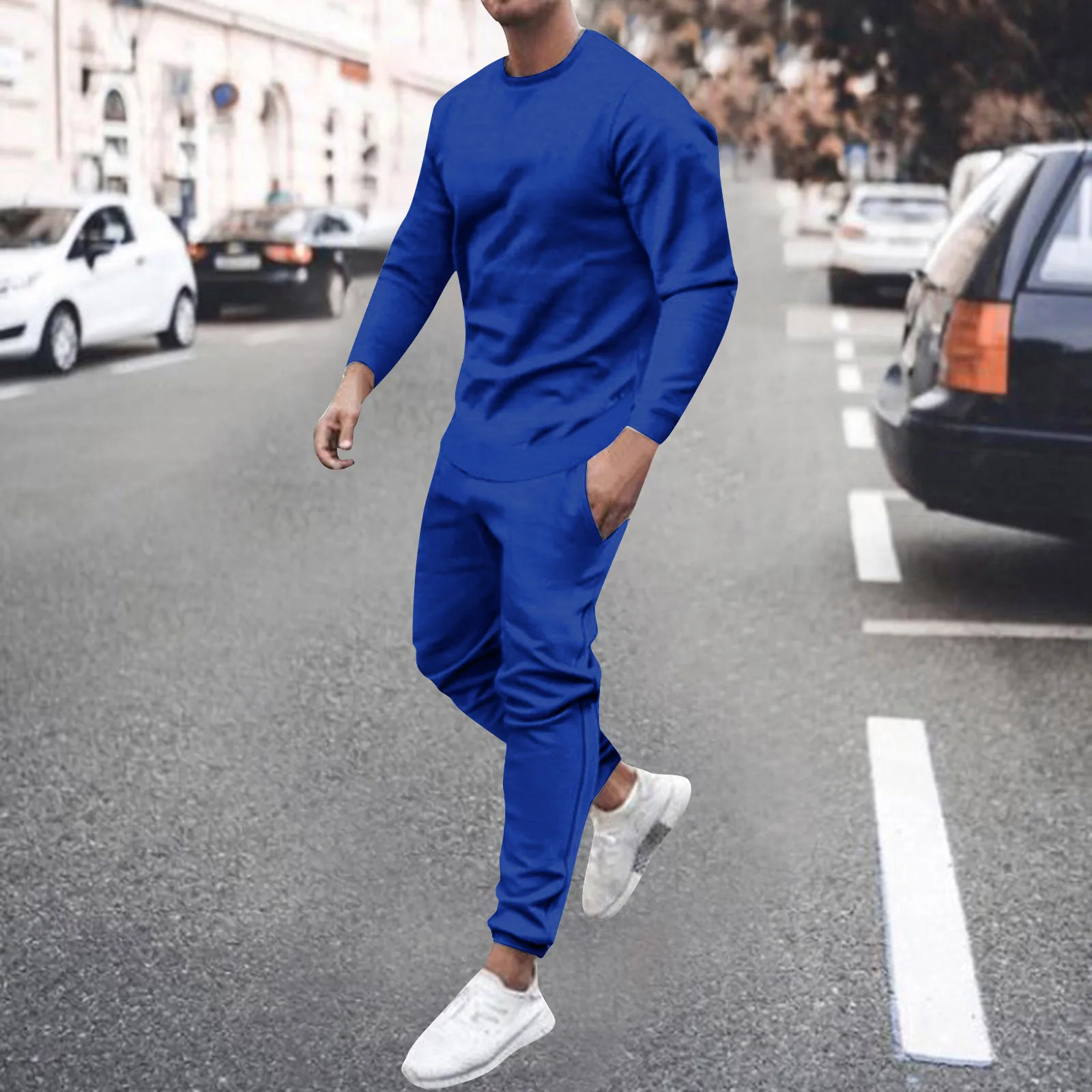 2 Pcs/set Men Top Pants Set Drawstring Elastic Waist Long Sleeve Slim Sweatshirt Trousers Set Men Fall Spring Tracksuit
2 Pcs/set Men Top Pants Set Drawstring Elastic Waist Long Sleeve Slim Sweatshirt Trousers Set Men Fall Spring Tracksuit