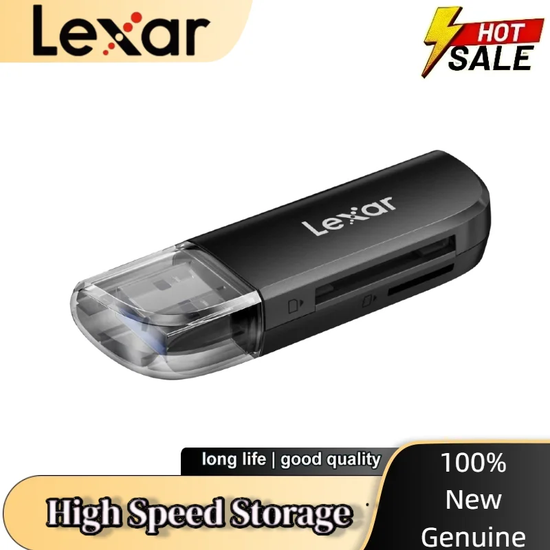 Original Lexar Micro sd Card Reader 2 in 1 Dual Card Slot USB3.2 Gen1 High Speed Read TF/SD Memory Card RW300U Cards Reader
Original Lexar Micro sd Card Reader 2 in 1 Dual Card Slot USB3.2 Gen1 High Speed Read TF/SD Memory Card RW300U Cards Reader