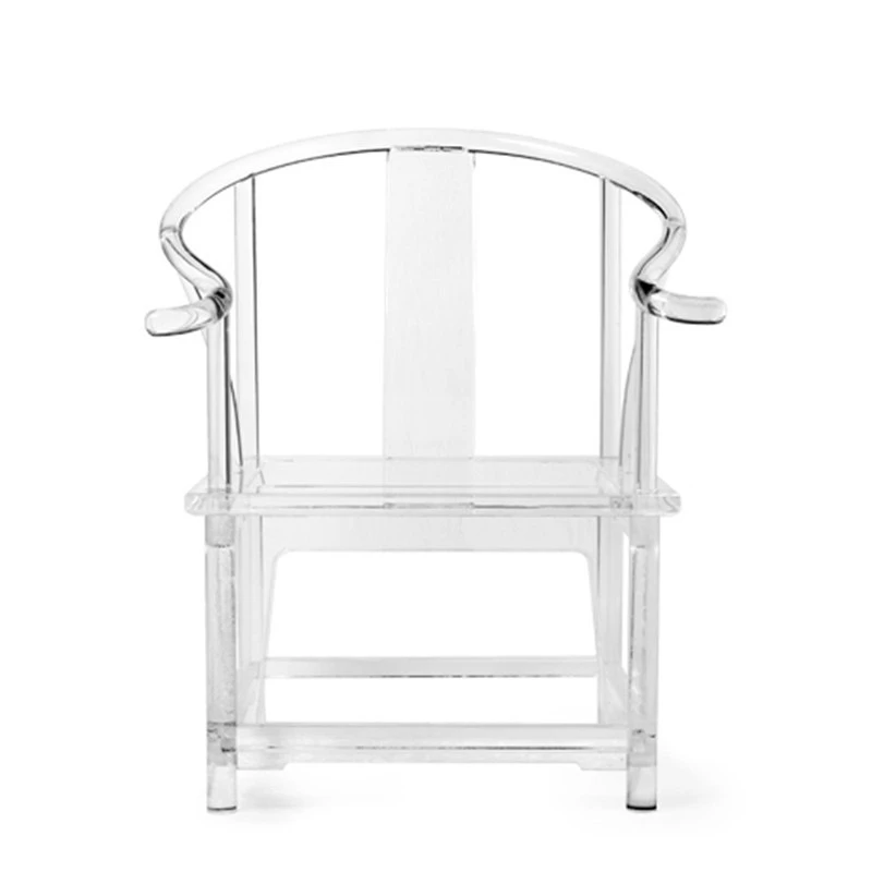 Акриловый обеденный стул, кресло, стул в стиле династий Мин и Цин (со стилизованным головным убором)
Акриловый обеденный стул, кресло, стул в стиле династий Мин и Цин (со стилизованным головным убором)