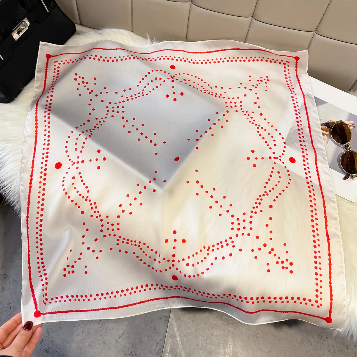 2026 New 65cm Silk Scarf Women Trendy Square Scarf Hair Bandana Neckerchief Headkerchief Hijab Neck Hair Scarf Tie Satin Ribbon
2026 New 65cm Silk Scarf Women Trendy Square Scarf Hair Bandana Neckerchief Headkerchief Hijab Neck Hair Scarf Tie Satin Ribbon