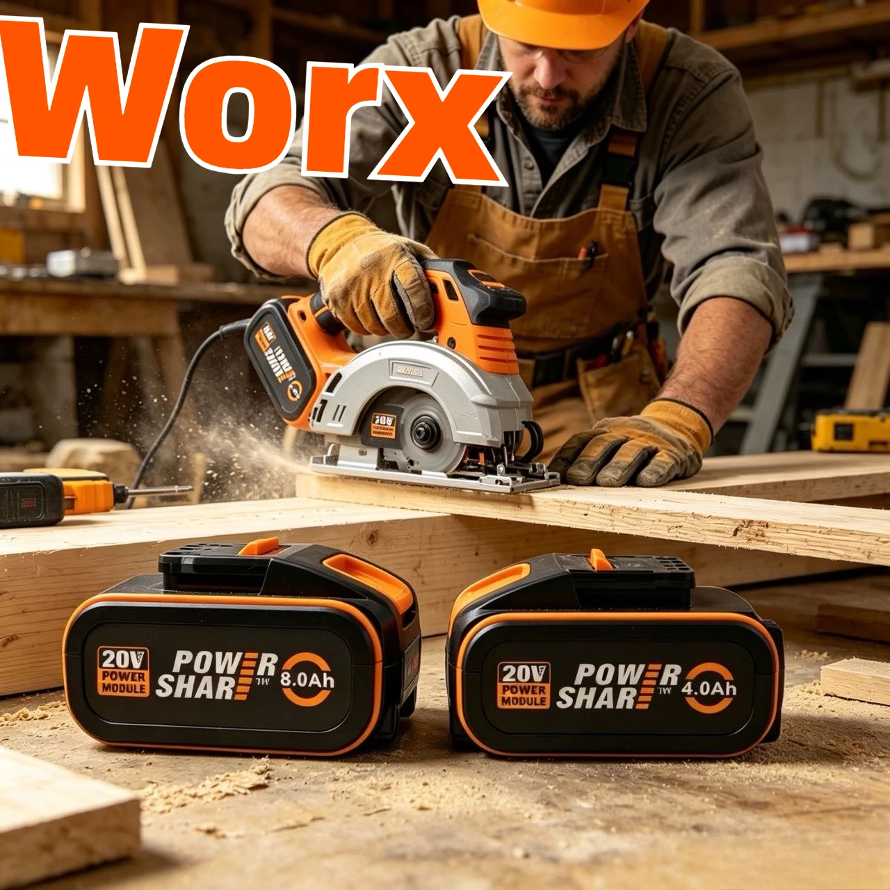 Worx 20V Universal Lithium Battery, fits entire Worx 20V ecosystem, durable structure stable current for all uses
Worx 20V Universal Lithium Battery, fits entire Worx 20V ecosystem, durable structure stable current for all uses