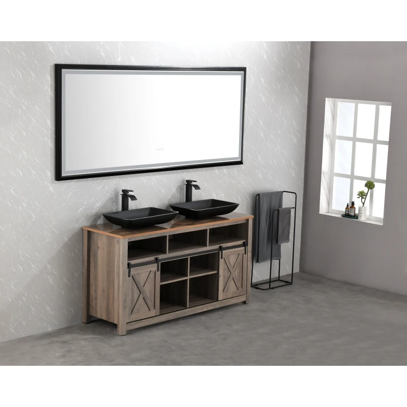 88 in. W x 38 in. H Super Bright Led Bathroom Mirror with Lights, Metal Frame Mirror Wall Mounted Lighted Vanity Mirrors for
88 in. W x 38 in. H Super Bright Led Bathroom Mirror with Lights, Metal Frame Mirror Wall Mounted Lighted Vanity Mirrors for