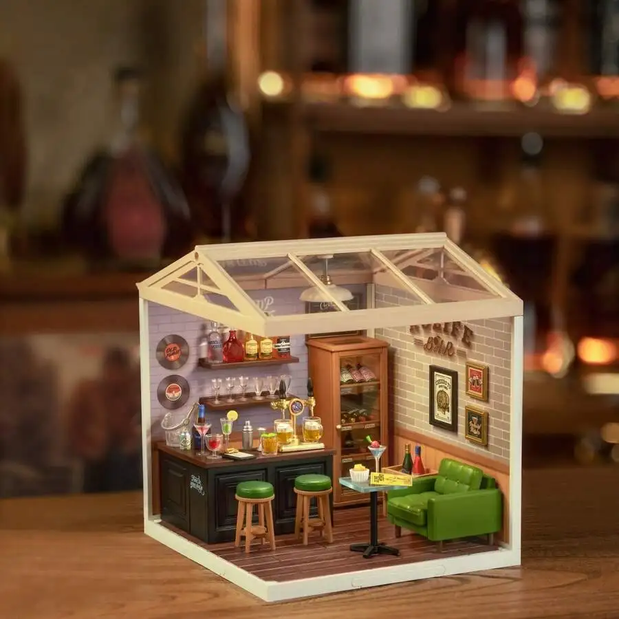 DIY Miniature House Kit With LED Light, Tiny Room Building Toy Set, Hobby Home Decor & Christmas Gift
DIY Miniature House Kit With LED Light, Tiny Room Building Toy Set, Hobby Home Decor & Christmas Gift