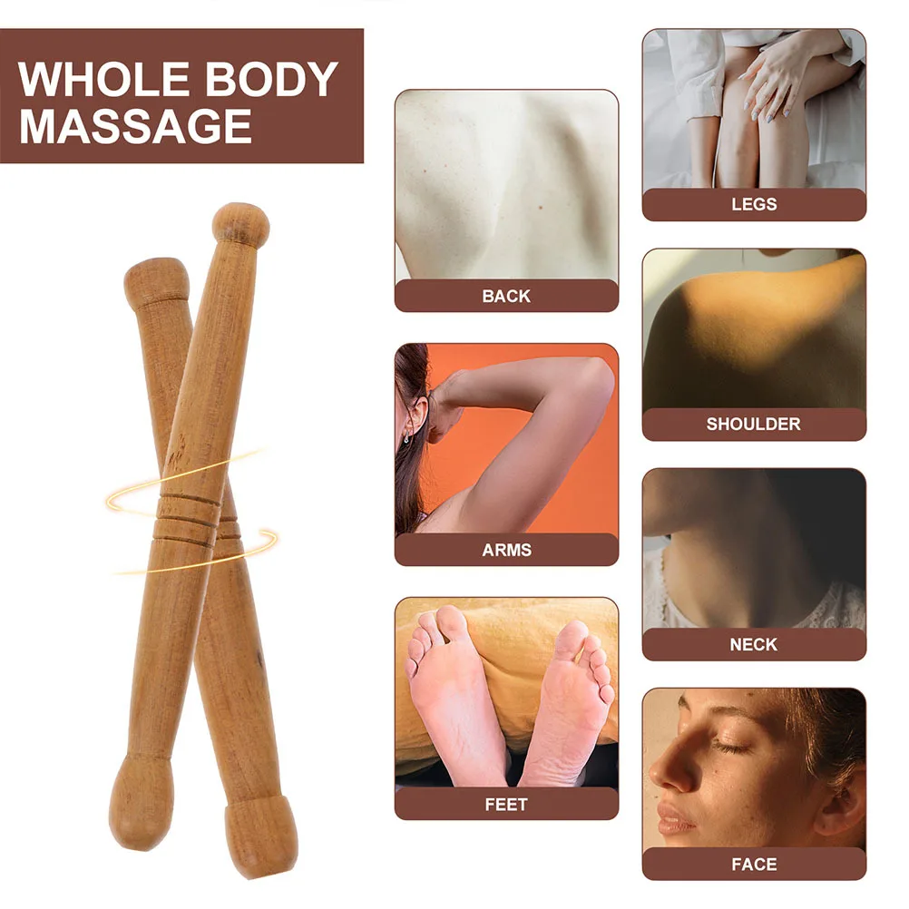 4Pcs Acupoint Massaging Sticks Natural Wood Rods Body Relaxation Massagers Lightweight Portable for Travel Neck Shoulder Legs
4Pcs Acupoint Massaging Sticks Natural Wood Rods Body Relaxation Massagers Lightweight Portable for Travel Neck Shoulder Legs