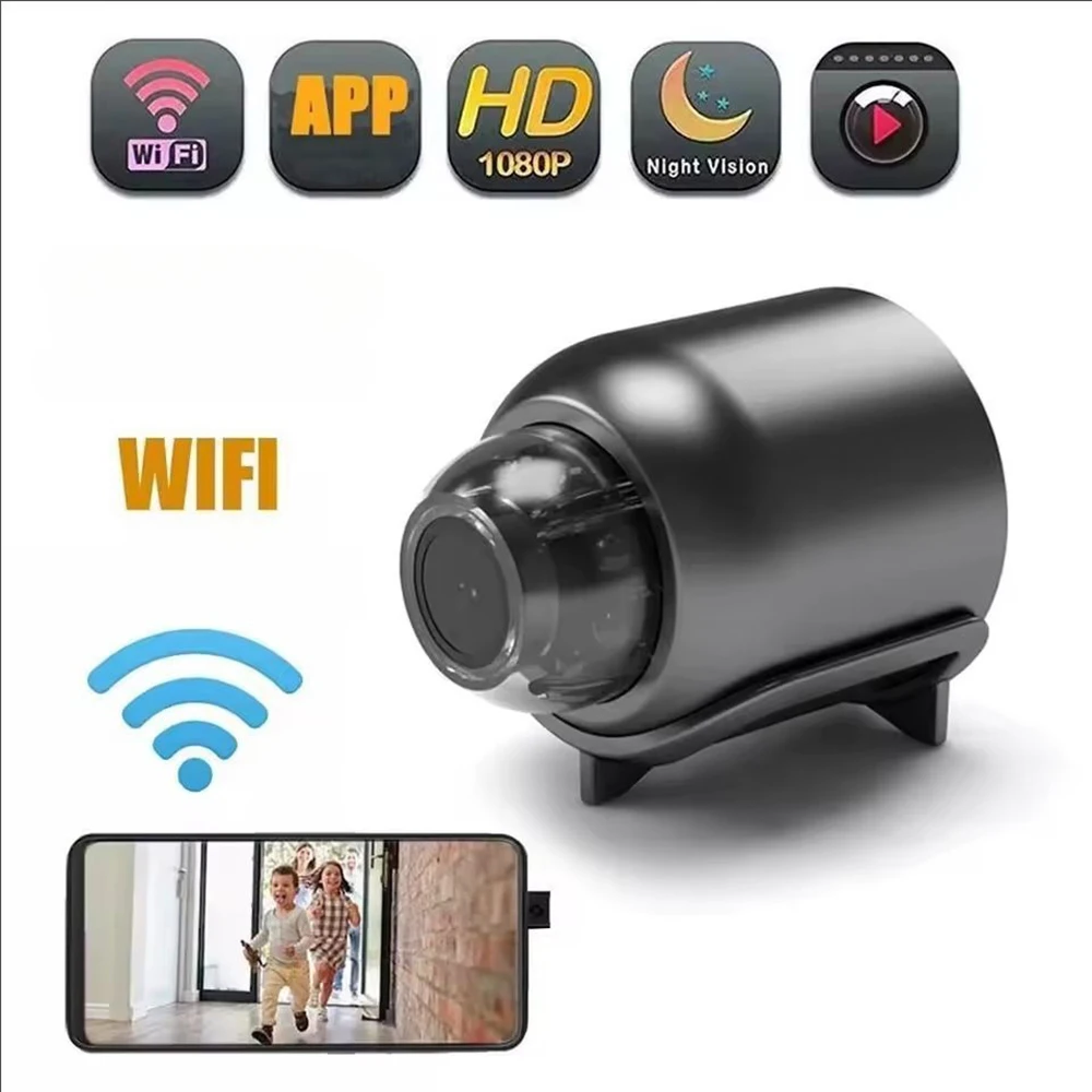 1080P HD Wireless WiFi Security Camera Night Vision Motion Detection 140° Wide Angle Remote Monitoring for Home Surveillance
1080P HD Wireless WiFi Security Camera Night Vision Motion Detection 140° Wide Angle Remote Monitoring for Home Surveillance