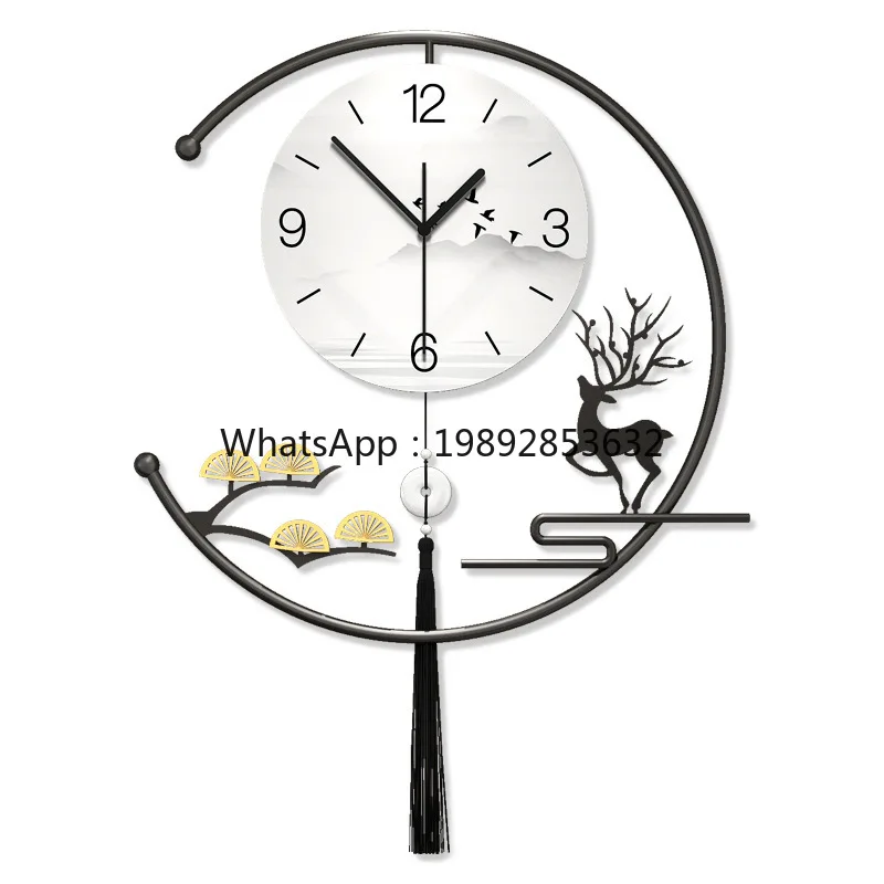 LYY Clock Wall Living Room High-end New Chinese Style Home Decoration No-drill Clock Wall-mounted Modern Quartz
LYY Clock Wall Living Room High-end New Chinese Style Home Decoration No-drill Clock Wall-mounted Modern Quartz