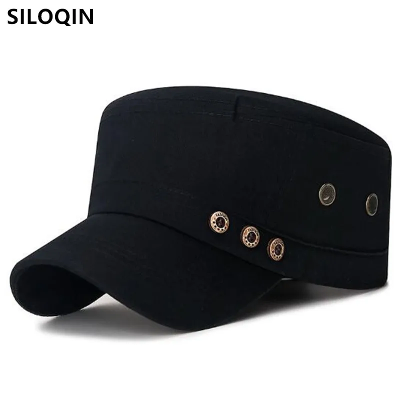 Free Shipping New Autumn Flat Caps For Men Washable Cotton Military Hat Simple Personality Sports Golf Cap Sunscreen Fishing Cap
Free Shipping New Autumn Flat Caps For Men Washable Cotton Military Hat Simple Personality Sports Golf Cap Sunscreen Fishing Cap