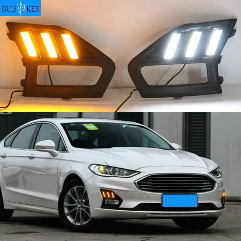 2Pcs For Ford Mondeo Fusion 2019 2020 LED DRL Daytime Running Lights LED Daylight Fog light waterproof
2Pcs For Ford Mondeo Fusion 2019 2020 LED DRL Daytime Running Lights LED Daylight Fog light waterproof
