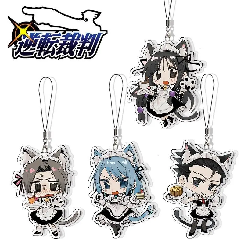 Ace Attorney Phoenix Wright Maya Fey Cosplay Key Chain Acrylic Rope Phone Keychain Figure Ornament Pendant Keyring Gift Props
Ace Attorney Phoenix Wright Maya Fey Cosplay Key Chain Acrylic Rope Phone Keychain Figure Ornament Pendant Keyring Gift Props