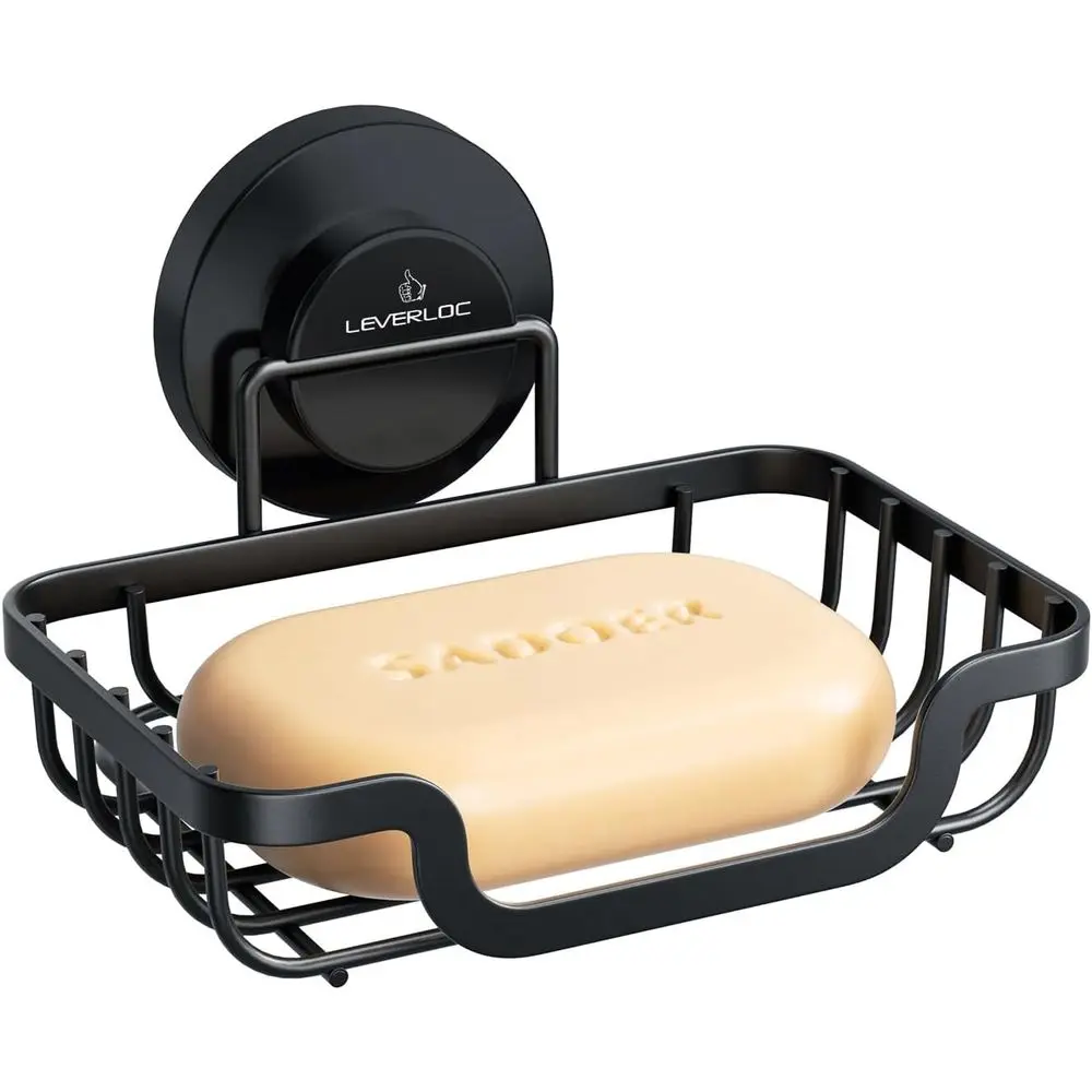 Stainless Steel Suction Cup Soap Dish, Wall-Mounted, Waterproof Sponge Holder, No Drilling Required, Black
Stainless Steel Suction Cup Soap Dish, Wall-Mounted, Waterproof Sponge Holder, No Drilling Required, Black