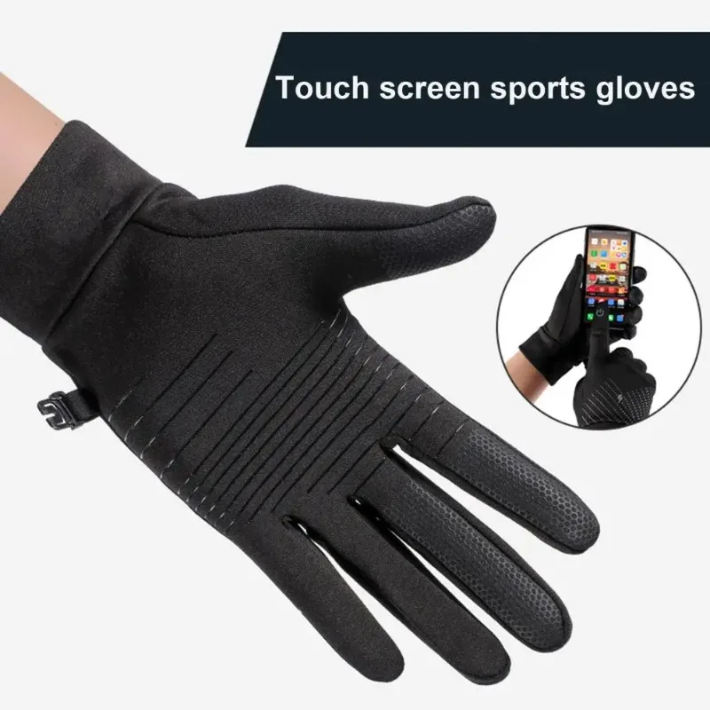 Winter men's and women's sports gloves with anti slip and warm touch screen and plush skiing, running and cycling gloves
Winter men's and women's sports gloves with anti slip and warm touch screen and plush skiing, running and cycling gloves