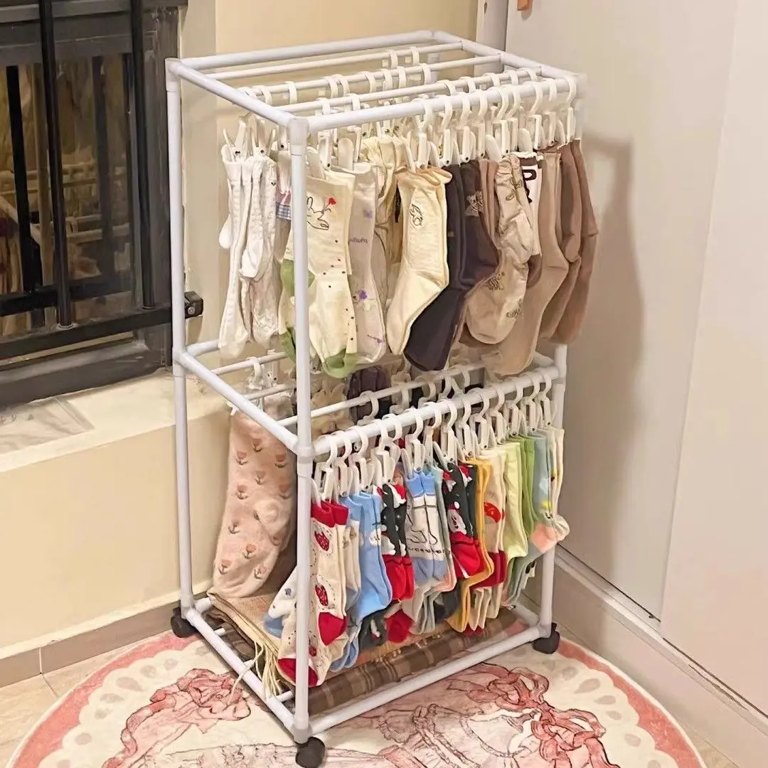 Multi-Functional Stand for Socks Hats Storage Bedroom Balcony Dormitory Children's Room Floor Clothes Drying Rack Plastic Man...
Multi-Functional Stand for Socks Hats Storage Bedroom Balcony Dormitory Children's Room Floor Clothes Drying Rack Plastic Man...
