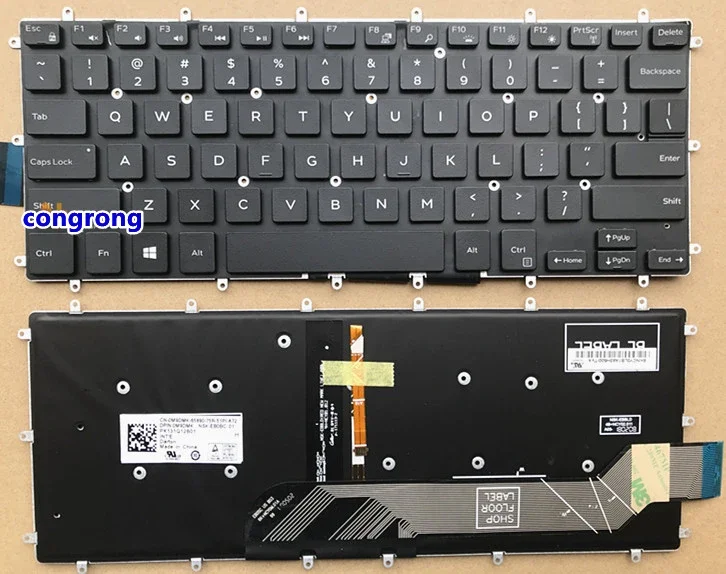 Клавиатура США с подсветкой для ноутбука DELL Inspiron 3480 3481 3482 3490 3493, английская клавиатура
Клавиатура США с подсветкой для ноутбука DELL Inspiron 3480 3481 3482 3490 3493, английская клавиатура