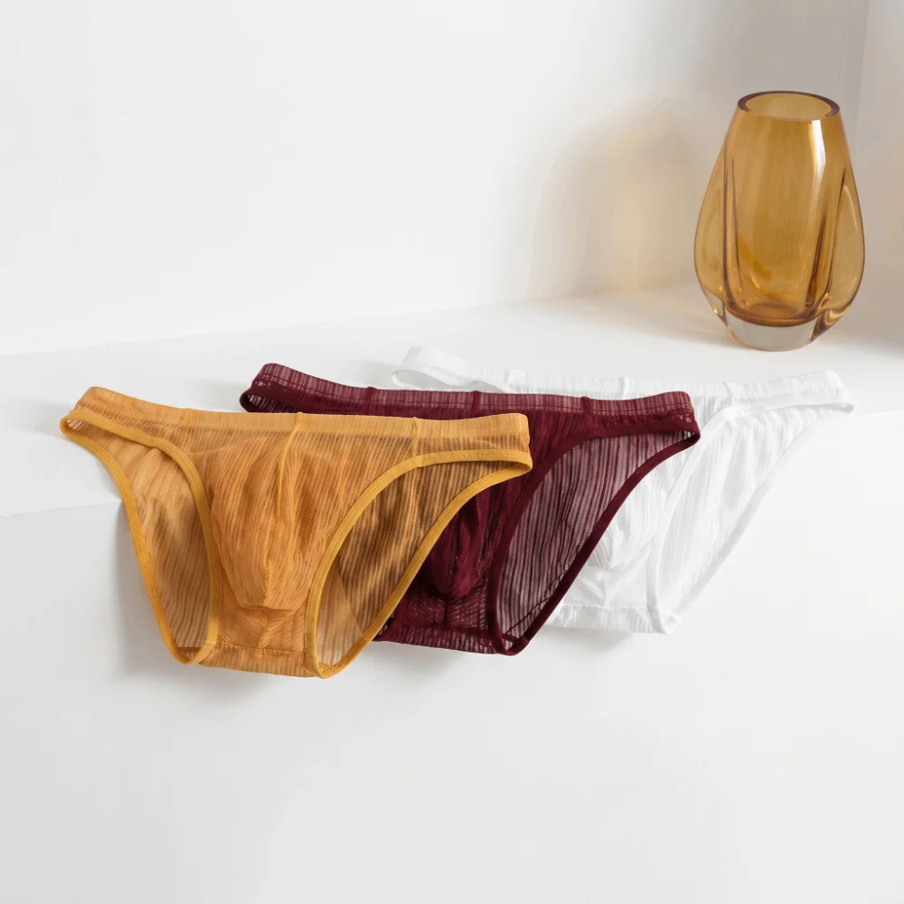 Soft Lingerie Men's Triangle Panties Mid Waist Breathable Men Thin Briefs Large Size Mesh Transparent Briefs Gifts
Soft Lingerie Men's Triangle Panties Mid Waist Breathable Men Thin Briefs Large Size Mesh Transparent Briefs Gifts