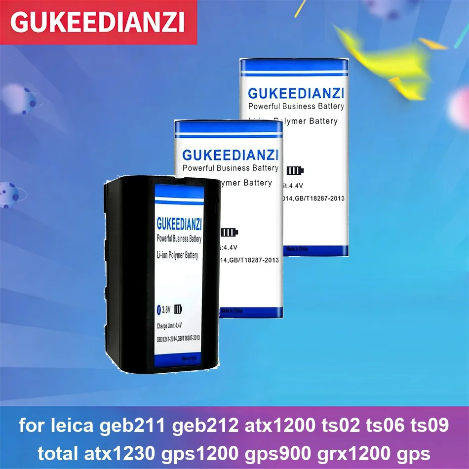 Battery Safe GEB221 5400-5600mAh For Leica GEB211 GEB212 ATX1200 TS02 TS06 TS09 Total ATX1230 GPS1200 GPS900 GRX1200 For Gps
Battery Safe GEB221 5400-5600mAh For Leica GEB211 GEB212 ATX1200 TS02 TS06 TS09 Total ATX1230 GPS1200 GPS900 GRX1200 For Gps